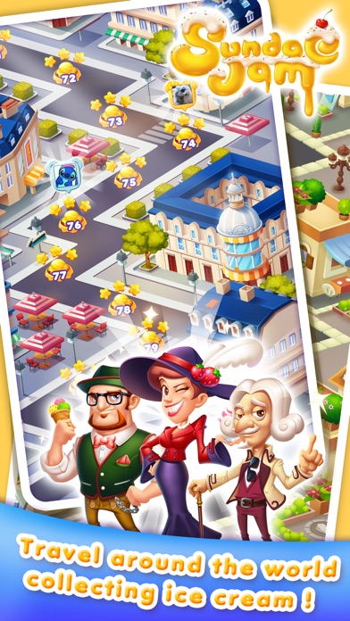 ICECREAM SUNDAE JAM - FREE MATCH 3 PUZZLE & ARCADE GAME 1.5.2 IOS GAME GIẢI TRÍ ICECREAM SUNDAE JAM - FREE MATCH 3 PUZZLE & ARCADE GAME 1.5.2 IOS