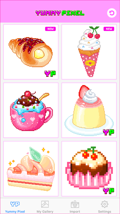 Yummy Pixel - Color by Numberのおすすめ画像1