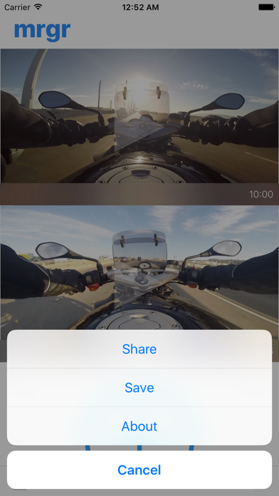 mrgr screenshot