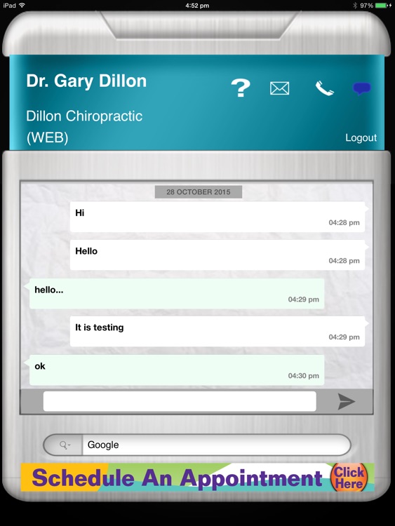 Dillon Chiropractic VIP App HD screenshot-3