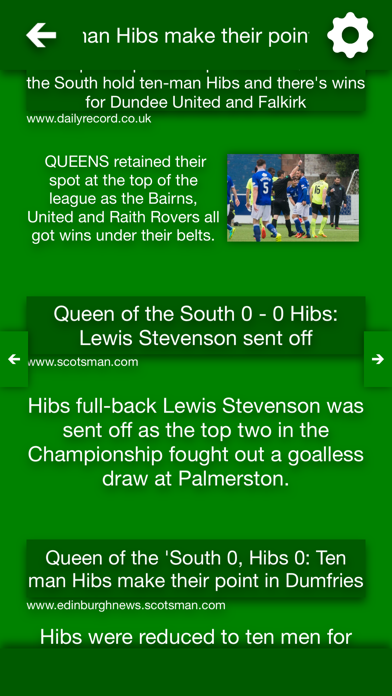 Screenshot #2 pour All The News - Hibernian FC Edition
