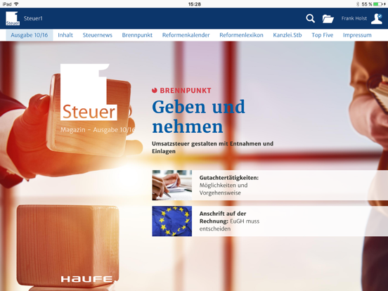 Screenshot #6 pour Steuer 1 Magazin