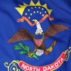 North Dakota Flag Stickers