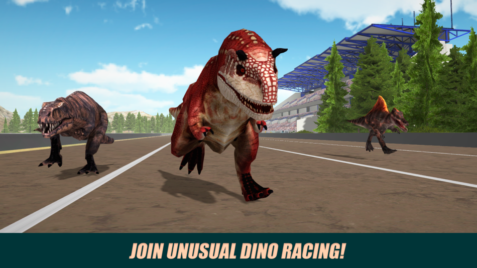 #2. Jurassic Dino Racing Challenge 3D (iOS) 由: Tayga Games OOO