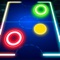 Glow Air Hockey : 2Players Free game mobile HD
