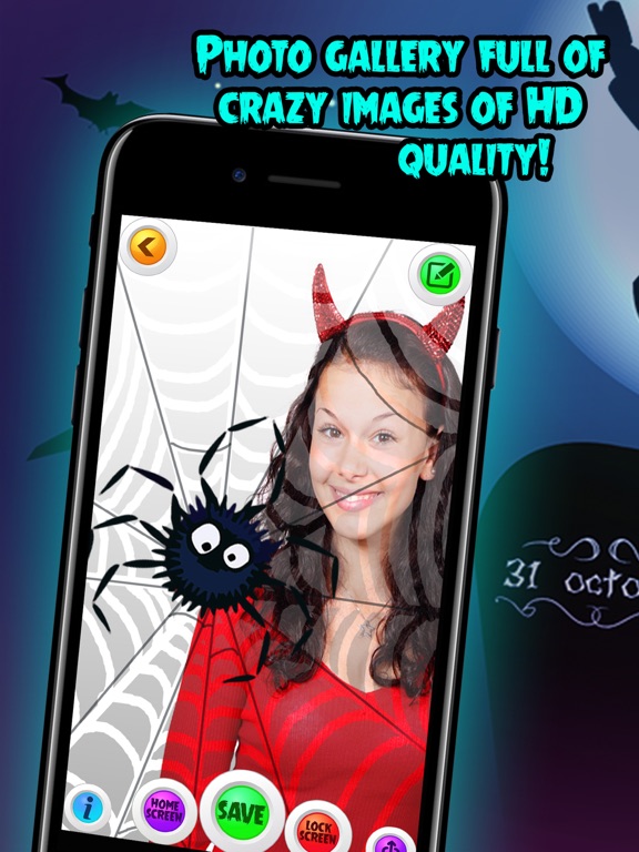 Halloween Wallpapers - 31st October Scary Image.s iPad screenshot