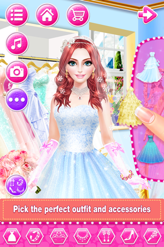 Bridal Boutique Shop : Beauty Salon - Wedding Makeup, Dressup and Makeover Games screenshot 4