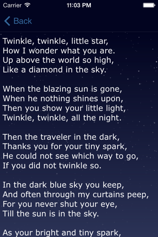 Lullaby Lyrics + Words to Lullabies, Kid Songs screenshot 2