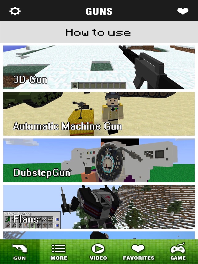 Block Gun Mod Pro - Best 3D Guns Mods Guides for Minecraft PC Edition截图