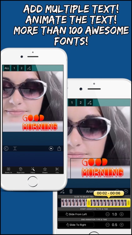 Video Editor - Merge Videos, Adjust Speed, Add Text Effects and Background Music! screenshot-3