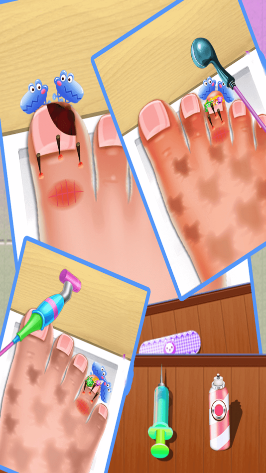 #2. Nail doctor : Kids games toe surgery doctor games (iOS) De: sohil kadevar