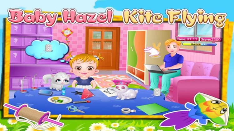 Baby Hazel ： Kite Flying