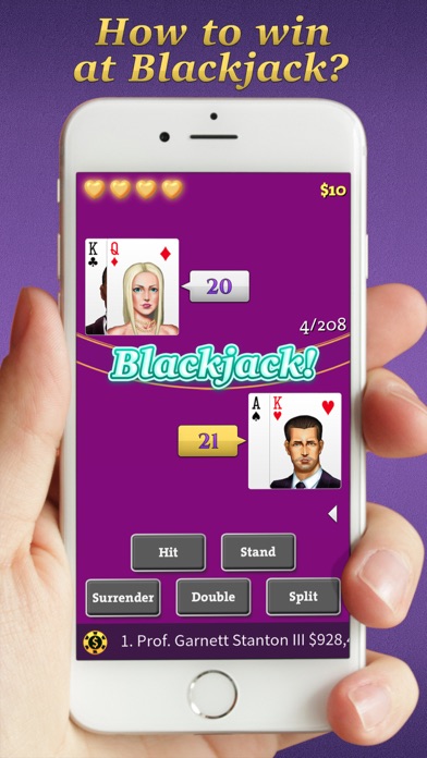 Blackjack Training Top Trainer - Basic Strategy screenshot