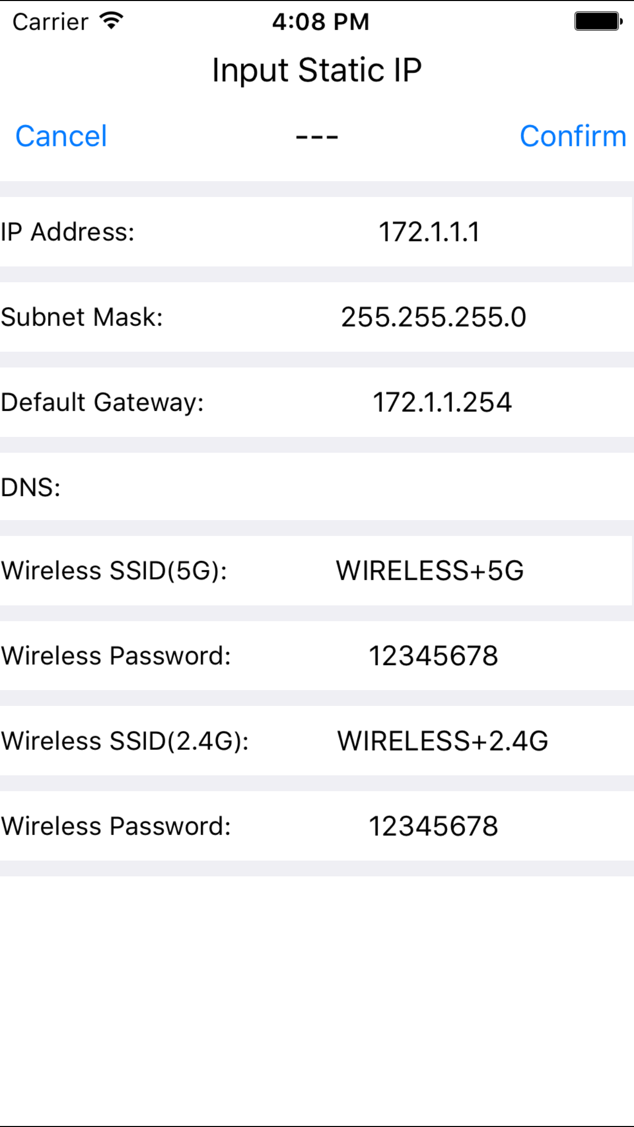 Router Setting