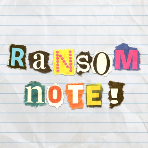 Ransom Note Stickers
