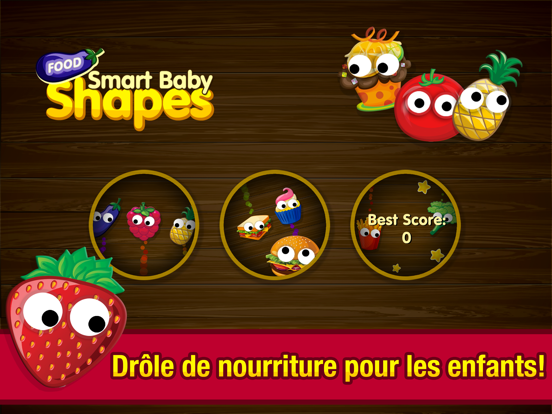 Screenshot #4 pour Drôle de nourriture: jeux de puzzle éducatifs pour les enfants et les tout-petits