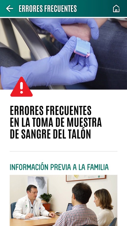 Cribado Neonatal, Prueba Talón screenshot-4