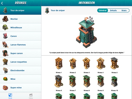 Screenshot #6 pour Guide français pour Boom Beach - Astuces, stratégies, vidéos