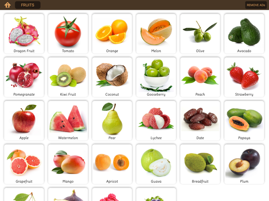 Fruits & Vegetable Benefits iPad screenshot 4 - Food & Drink app
