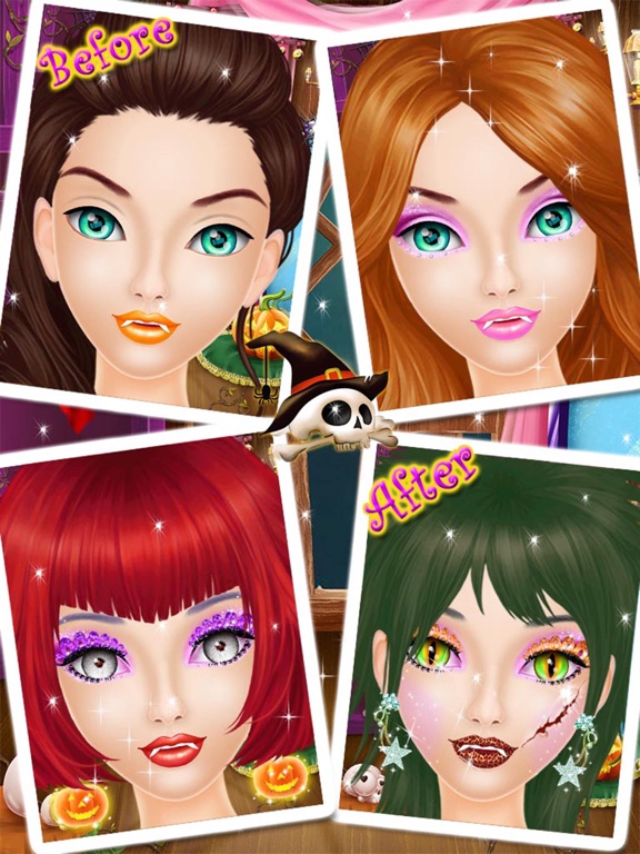 Screenshot #6 pour Halloween Makeup Salon - Kids game for girls