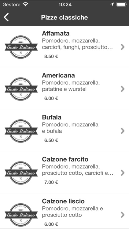 Pizza Gusto Italiano