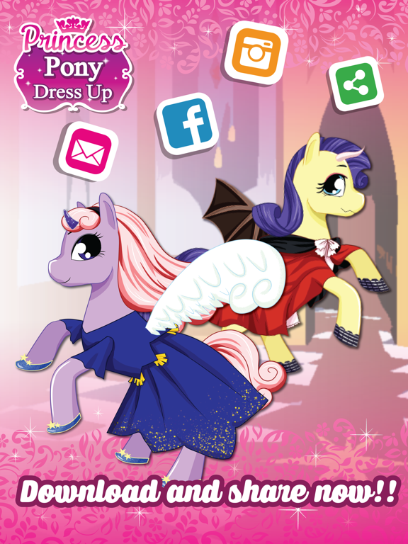 Pony Free Kids DressUp Creator For My Little Girl iPad screenshot