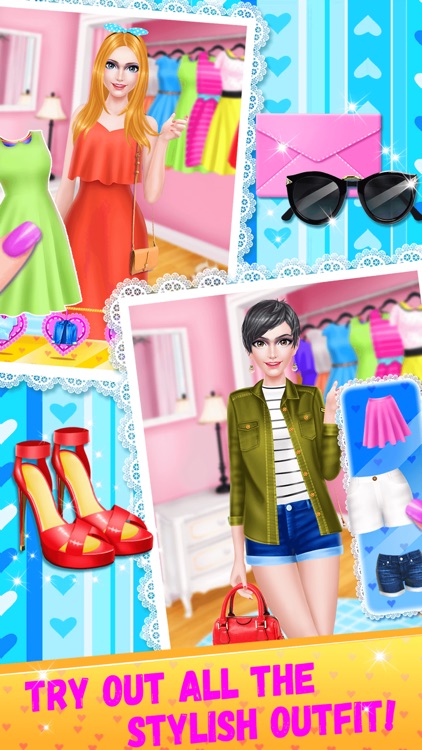 Geek to Chic School Girls Salon - Romantic Date screenshot-3