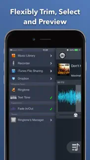 ringtone maker:customize music ring tone,text tone iphone screenshot 2