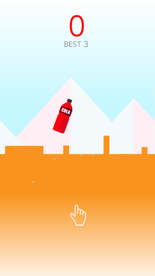 #3. Flip Cola Bottle Challenge (iOS) 由: Simon Crack