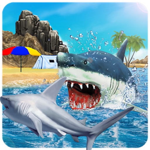 2k17 Angry Shark Evolutions Fishing Underwater - 2 icon