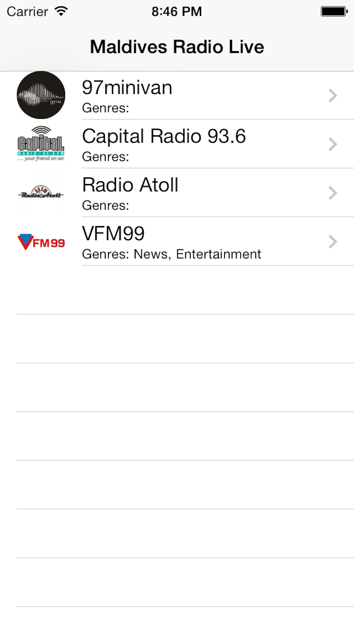 Maldives Radio Live Player (Malé/Maldivian/Dhivehi