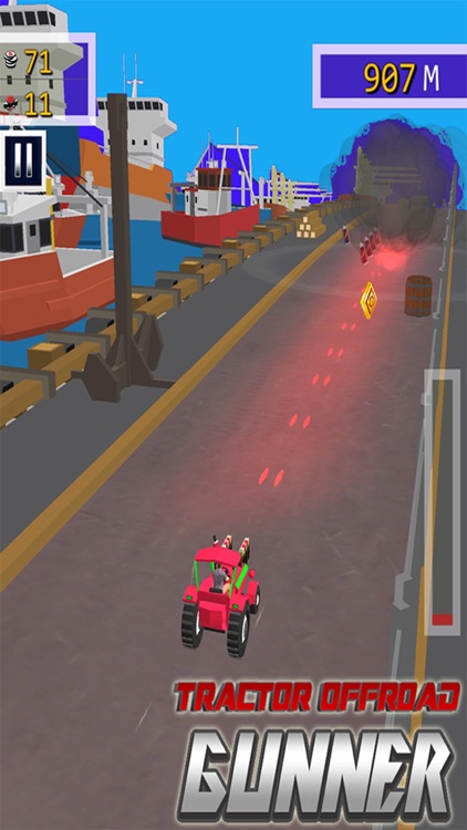 Tractor Offroad Gunner - Top Free 3D Racing Game