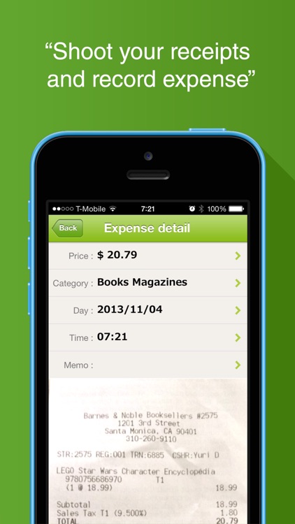 Quick Money Recorder: Expense