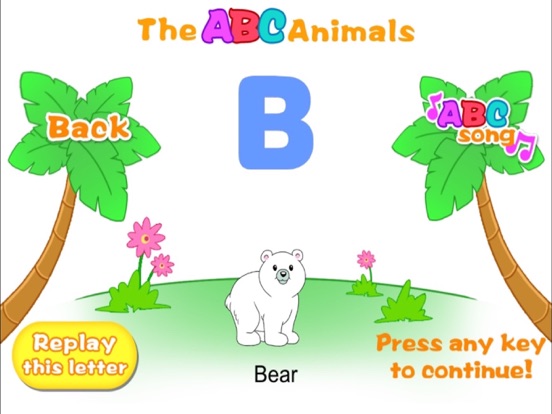Alphabet ABC Song and Animals iPad screenshot 3 - Education app