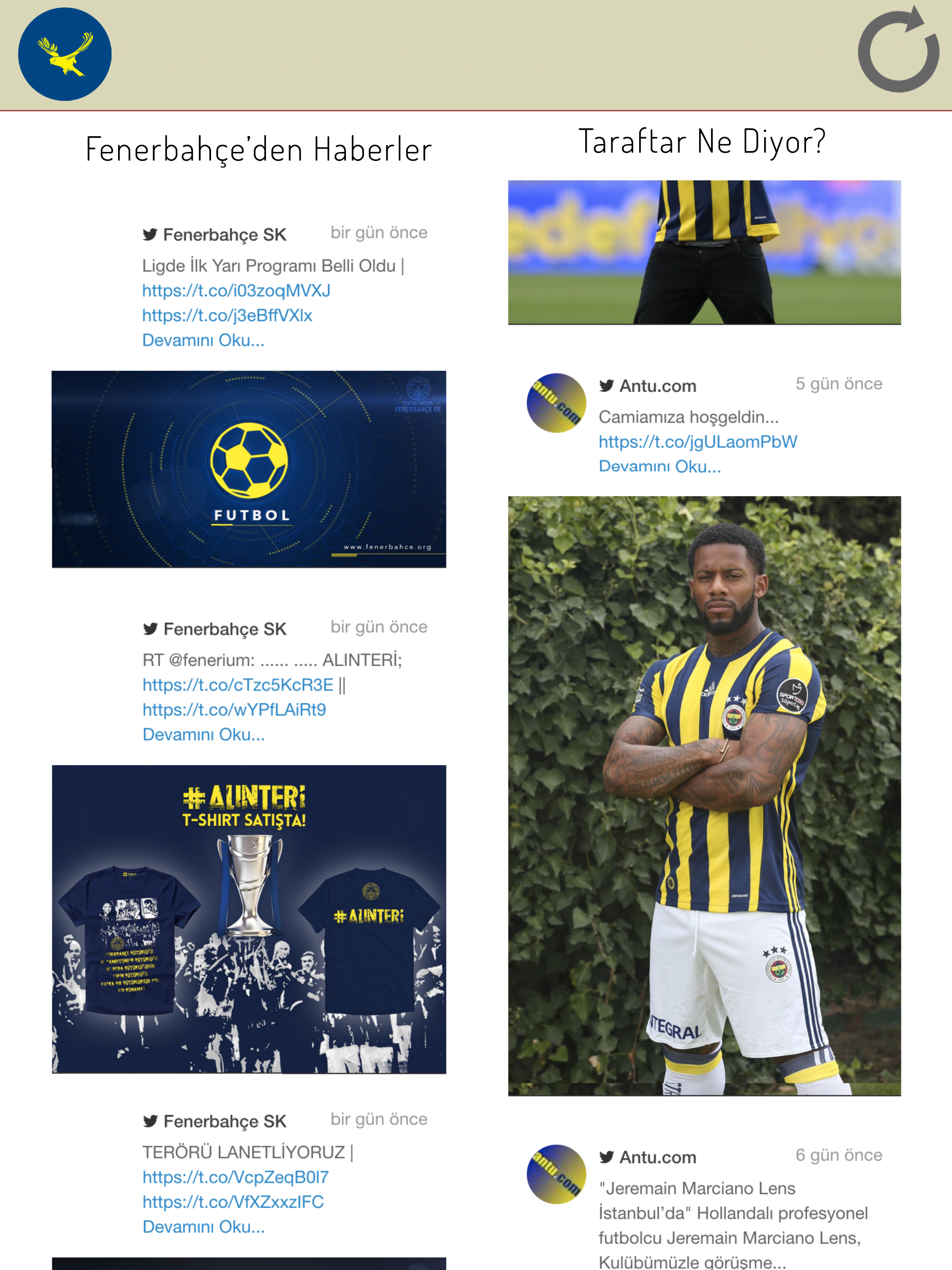 Sosyal Medya'da Fenerbahçe - Transferler, Haberler