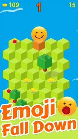 Game screenshot Cube Skip Emoji Fall Down : Emotion Rolling Ball Endless Games hack