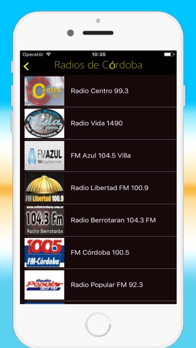 Screenshot #3 pour Radios de Argentina Online - Emisoras en Vivo FM