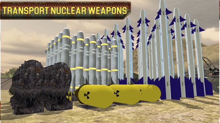 Nuclear Bomb Transport Truck & Trucker Driver Game