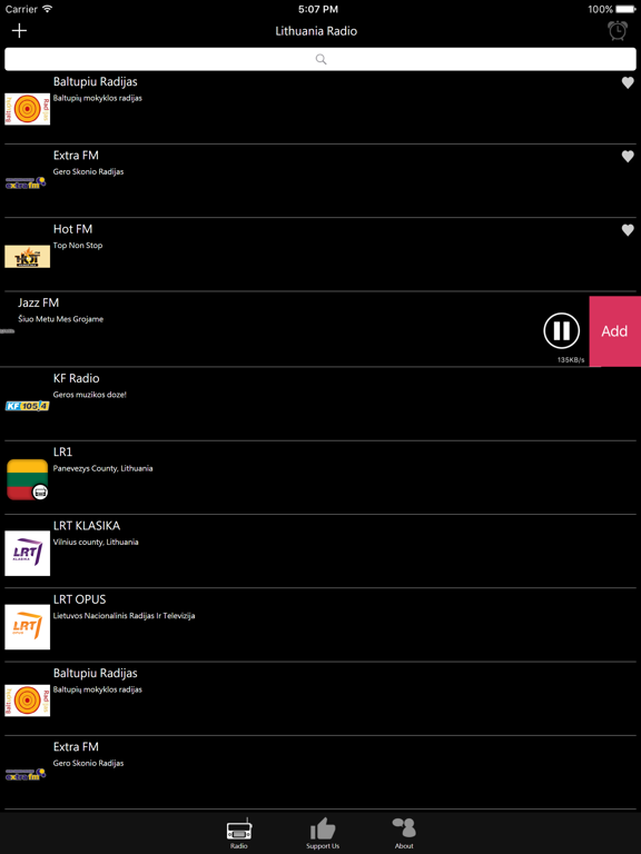 Lithuanian Radio - LT Radio iPad screenshot 4 - Entertainment app