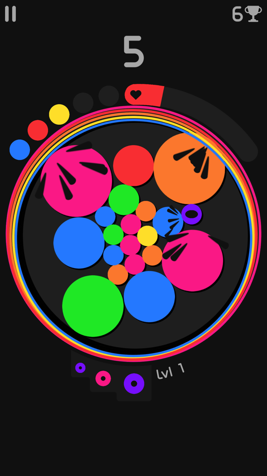#2. Gravity Balls Shooter (iOS) 由: cihan ozgur