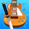You can strum the on screen chords in time with the tune to do damage