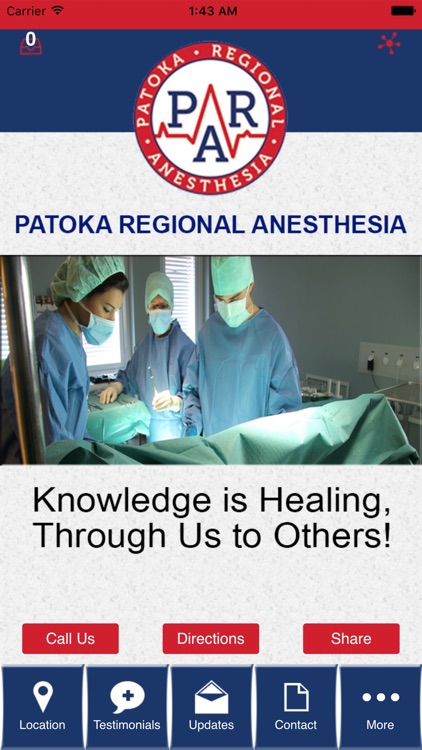 Patoka Regional Anesthesia