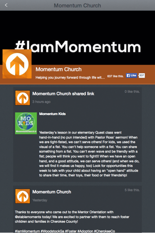 Momentum Church - GA screenshot 3