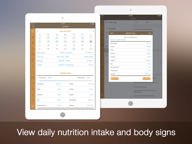 Daily Carb for iPad - Glucose Control and Tracker
