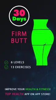 30 day firm butt fitness challenges iphone screenshot 1