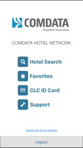 Comdata Hotel Network screenshot