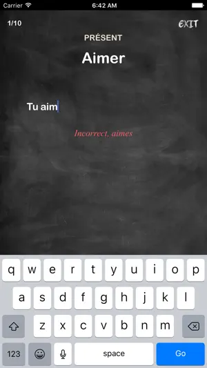 Conjugation Nation French screenshot 3
