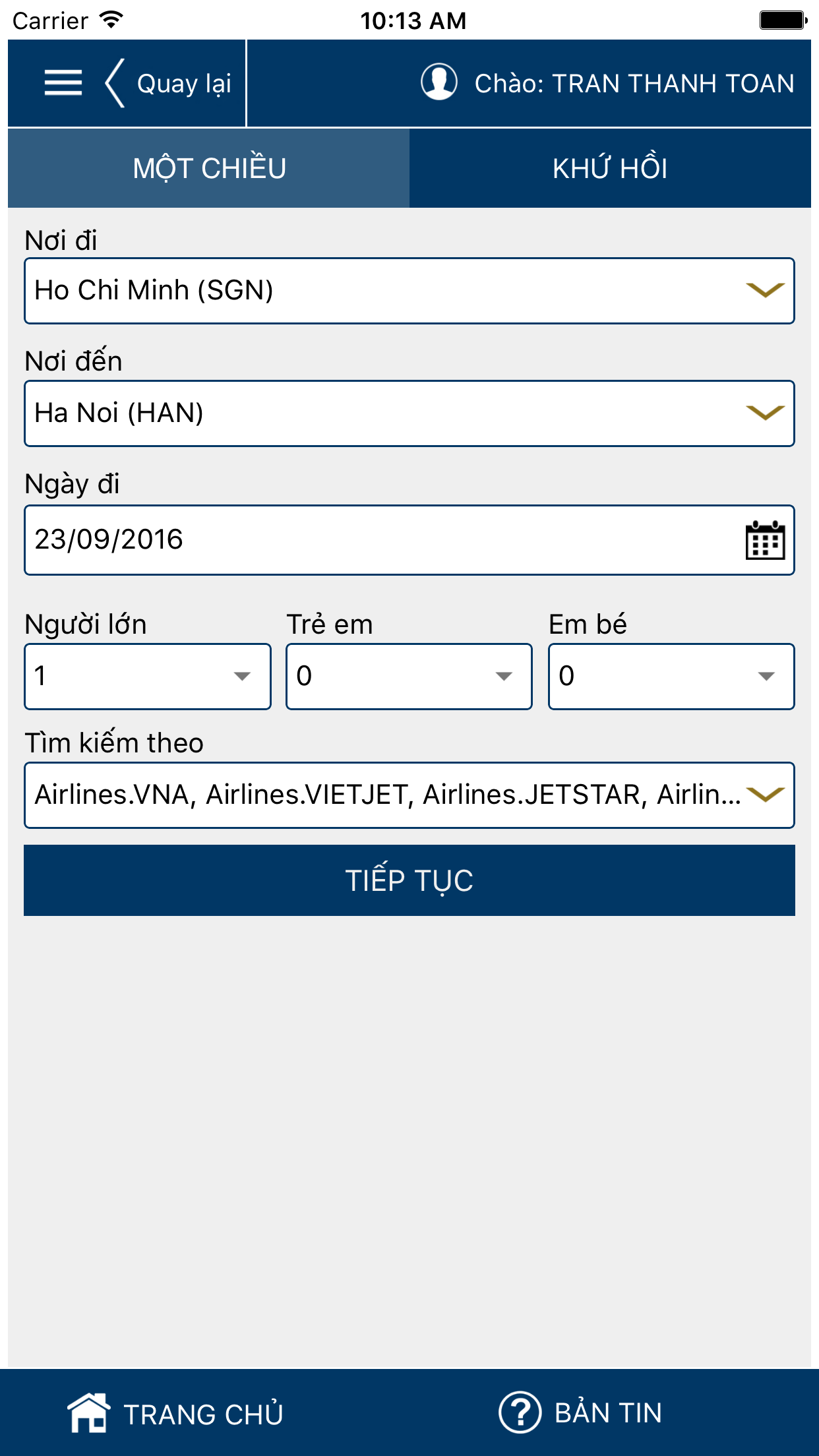 Online Airticket screenshot 3