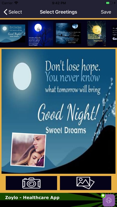 Good Night Greetings & Sms screenshot 4