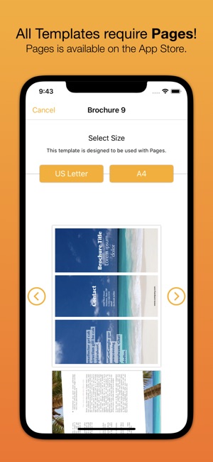 pages template